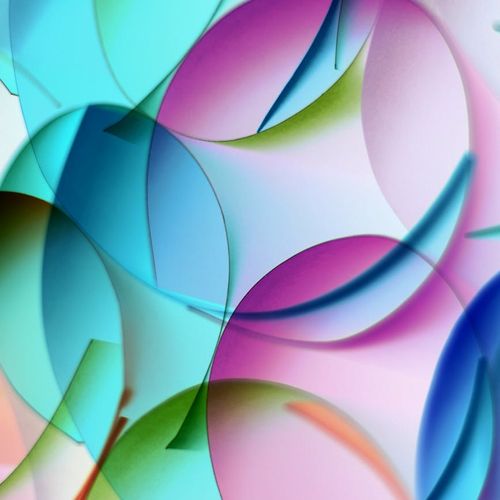 Abstract geometric circles representing harmony and focus