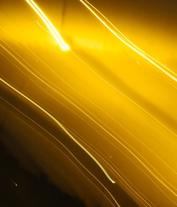 Abstract glowing lines representing energy and balance in dark environment